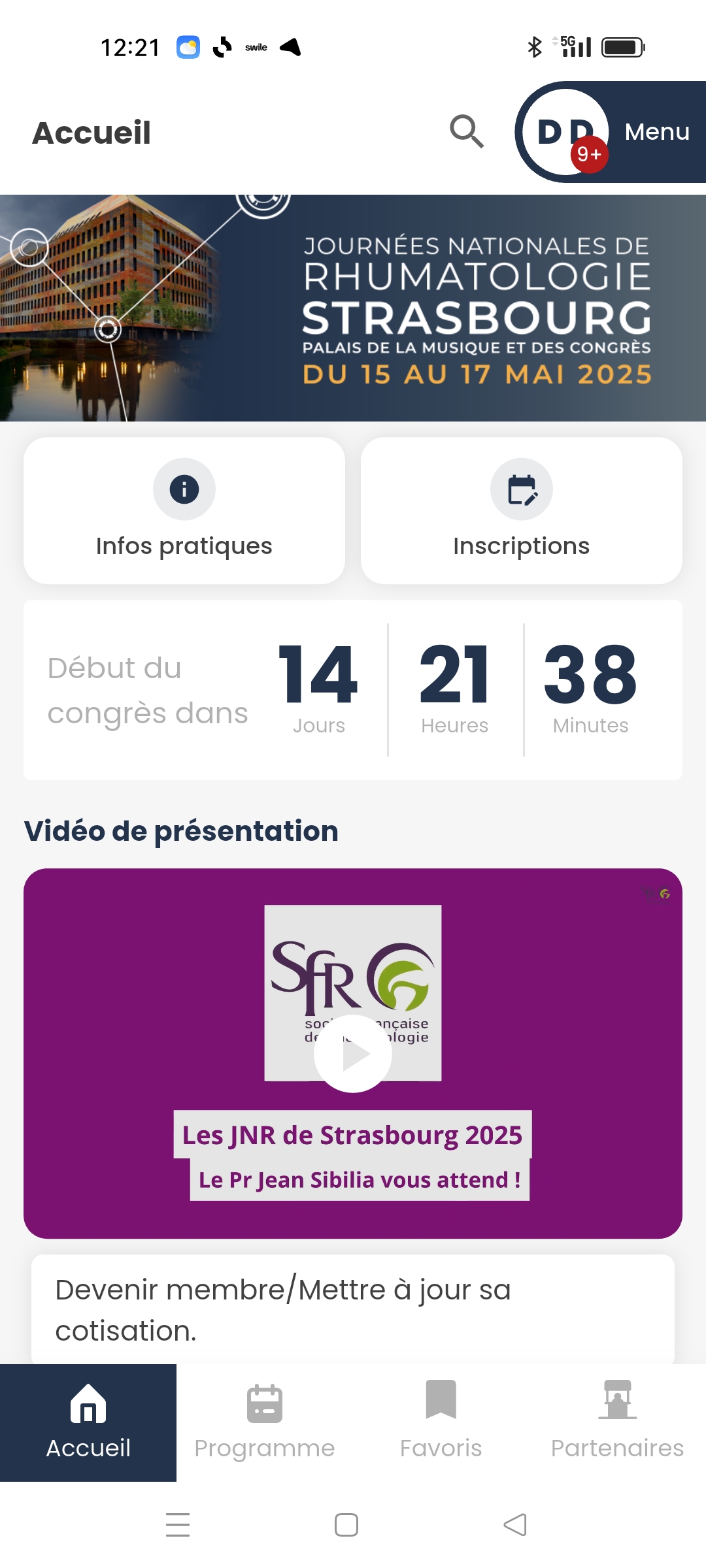 Mobile App Home page
